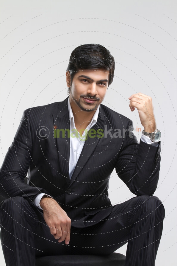 portrait of handsome businessman