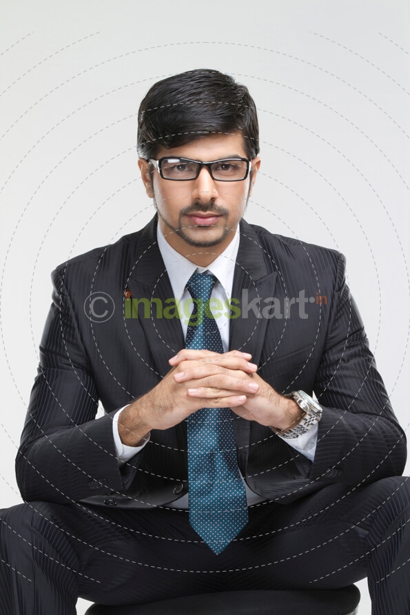 young businessman posing  