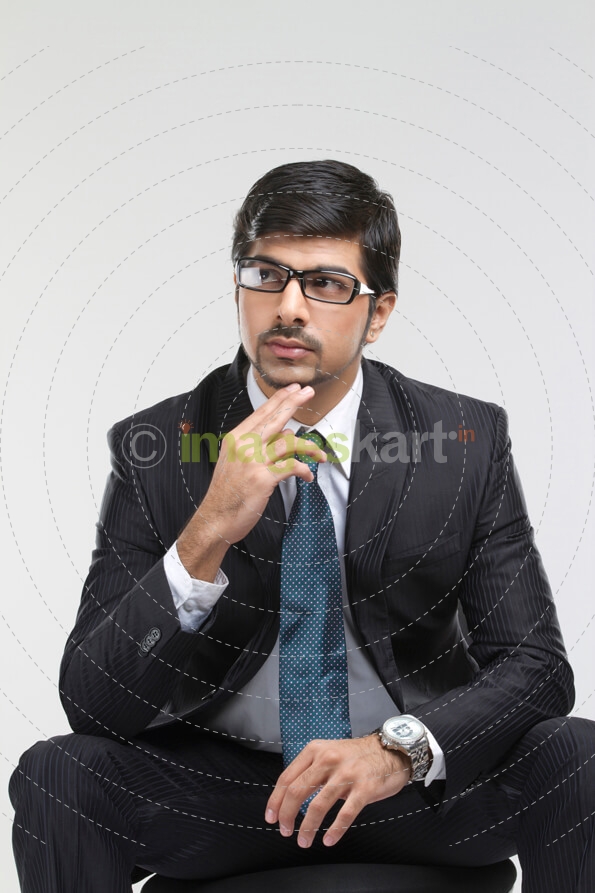 young businessman posing 