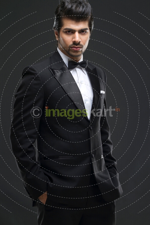 portrait of a young male in a business suit