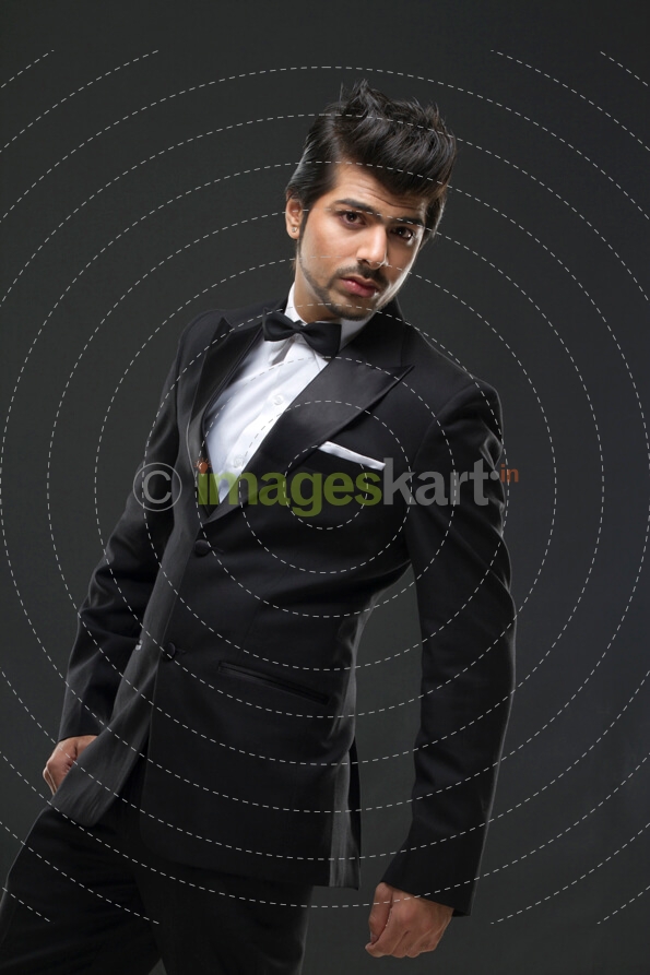 portrait of a young male in a business suit