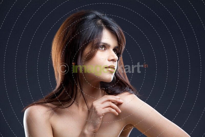 beautiful woman posing in style 