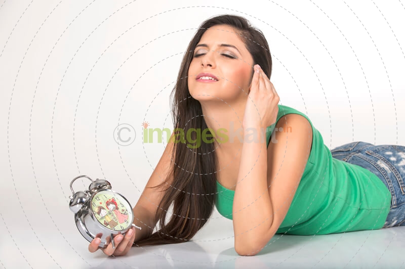 girl in a lazy mood 