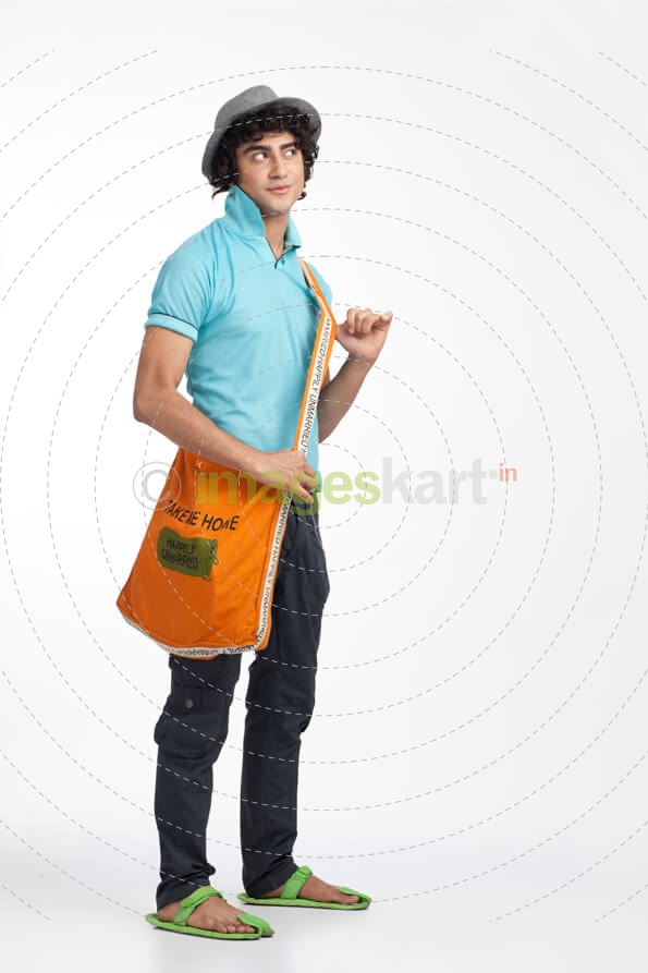 portrait of a boy in stylish clothes