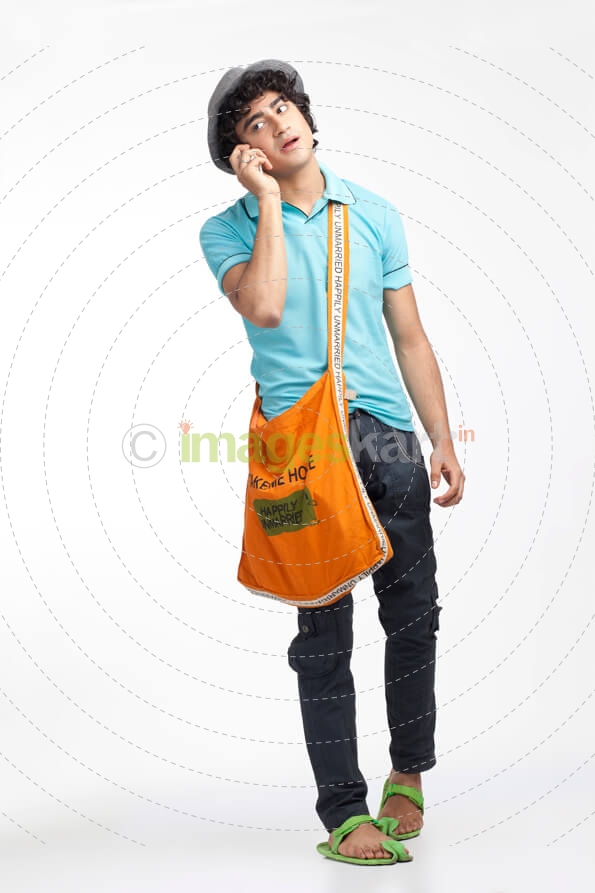 young teenager talking on the phone