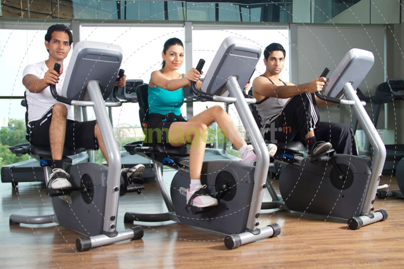 people at the gym