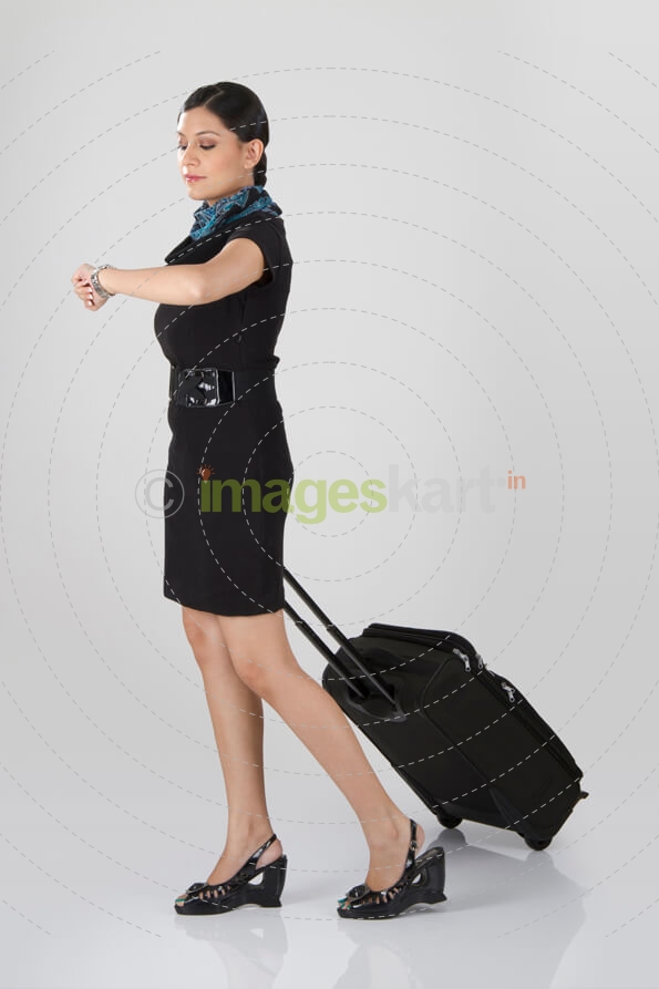 airhostess checking time