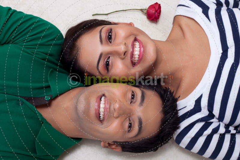 carefree lovers in friendship