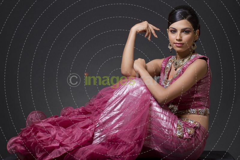 woman posing with attitude 