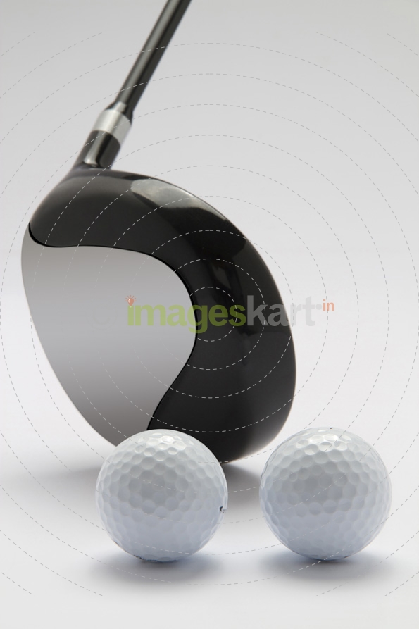golf stick with golf ball