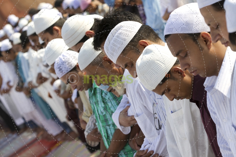 muslim men during namaz