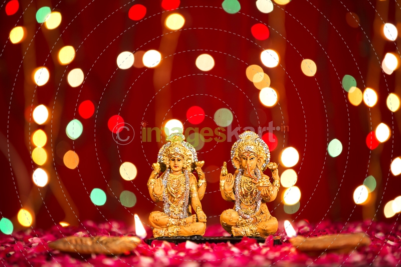 lord ganesha and luxmi