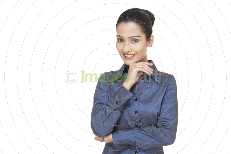 girl smiling while posing for the camera 