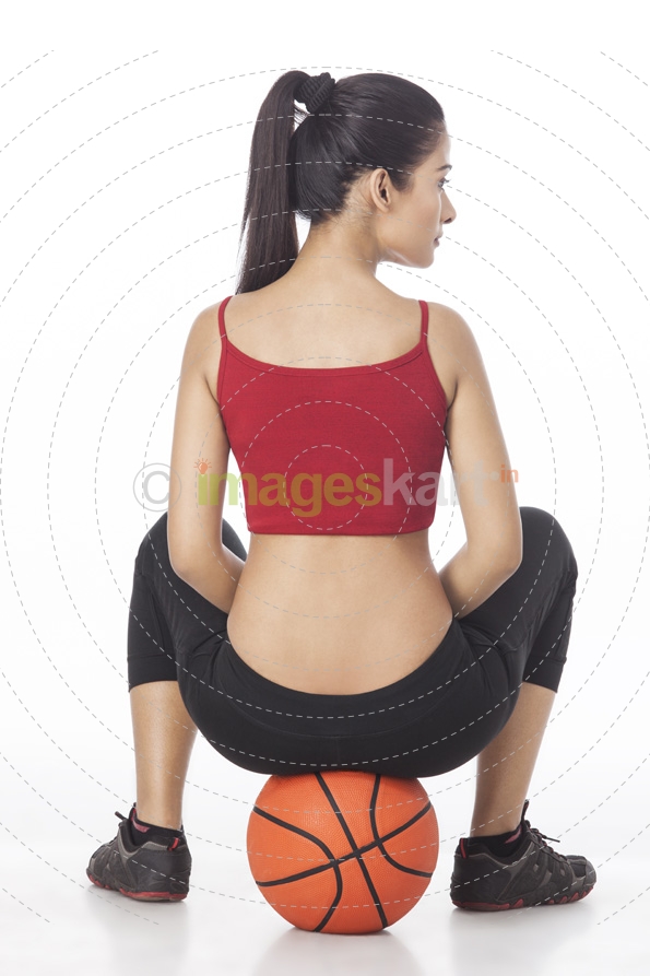 girl showing her back