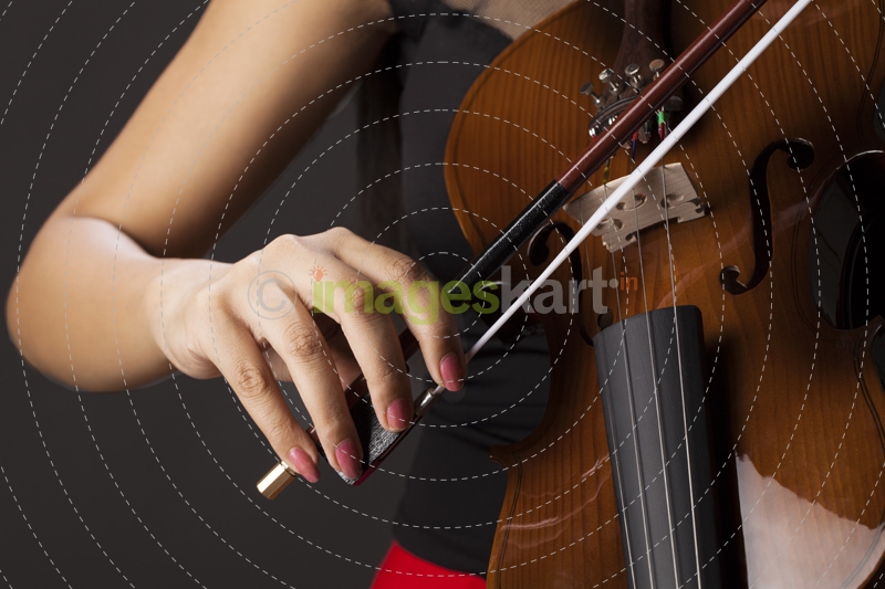 violinist playing violin