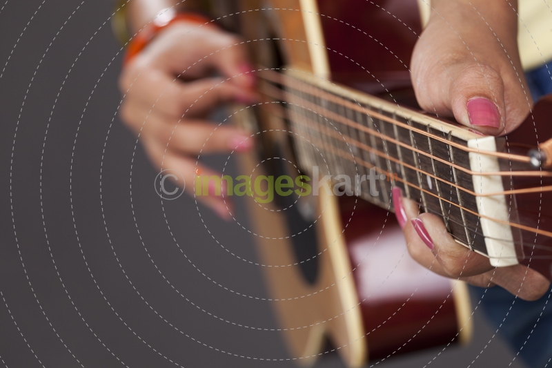 strings of a guitar