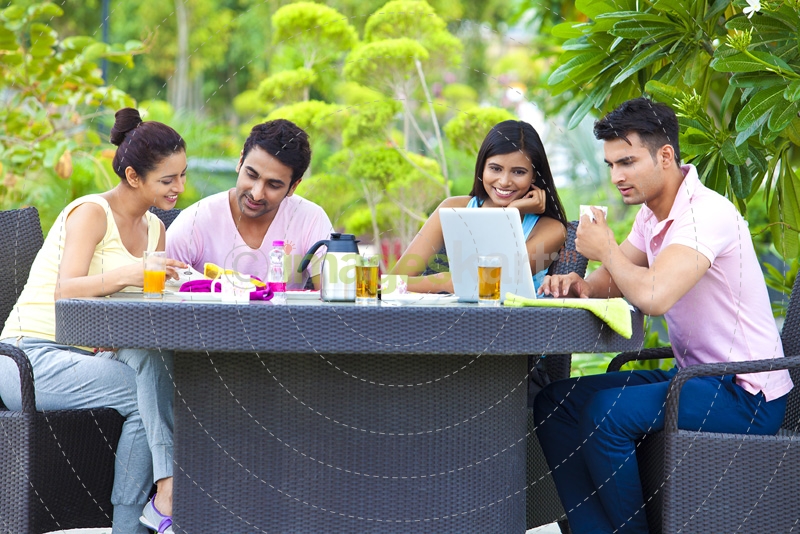 couples at breakfast table 