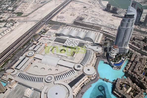 aerial view of address hotel in dubai 