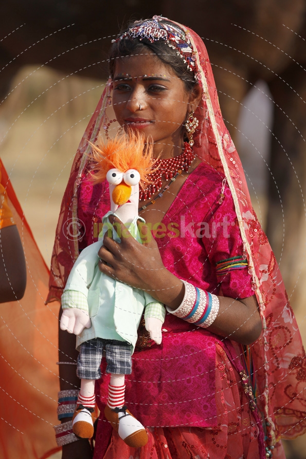 rajasthani woman villager