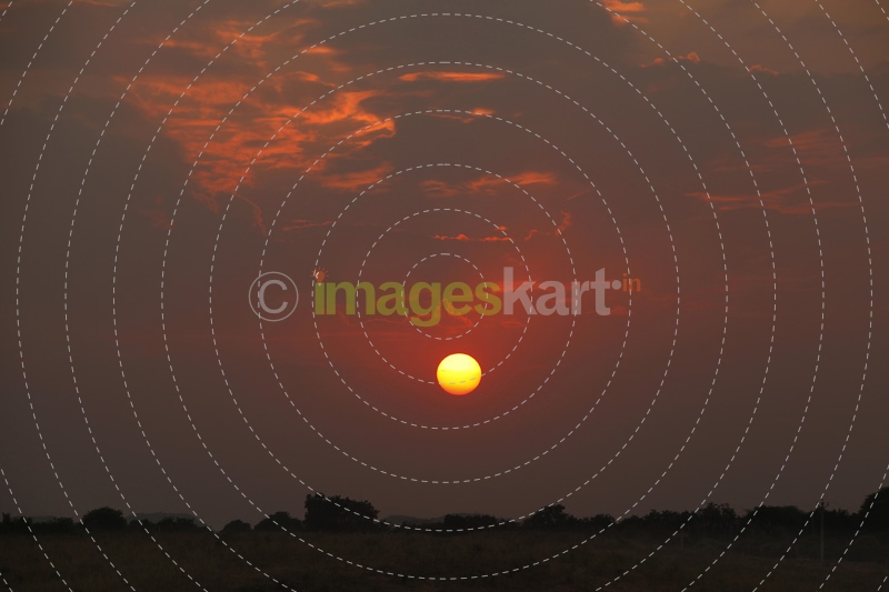 sunset in rajasthan 