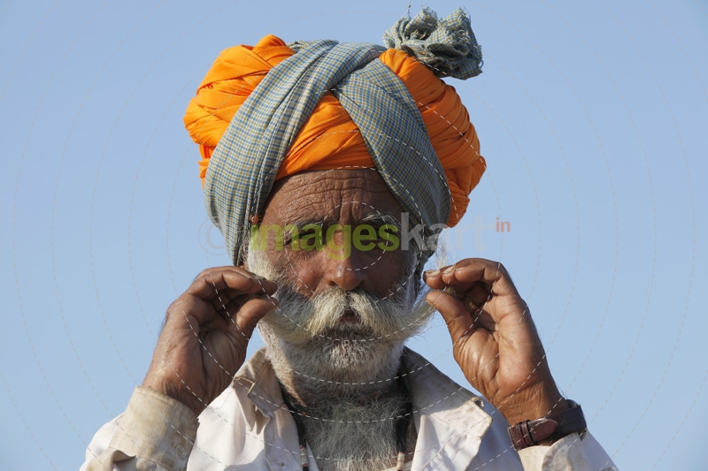 rural man with turban