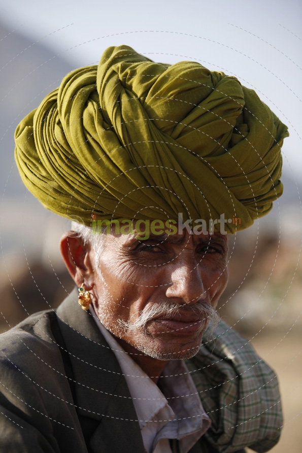 rural man with turban