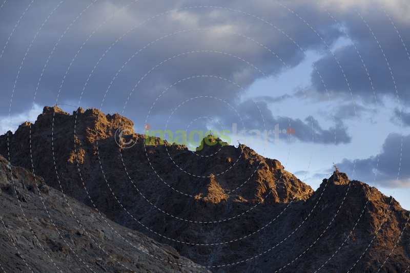high mountain range