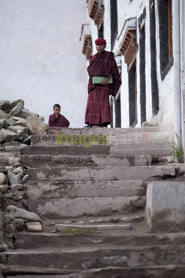 buddhist boys  at the temple