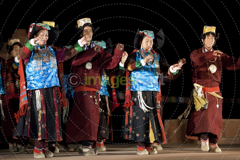 local people at the festival in ladakh