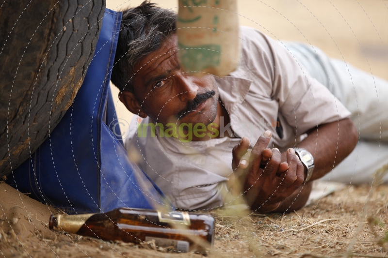 layman resting while looking at the camera 