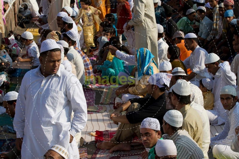 muslim people at mosque for prayer 