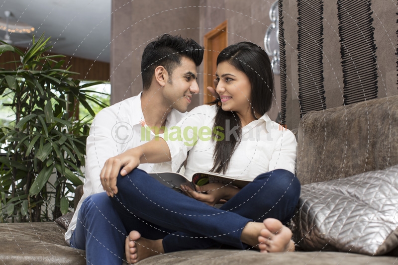 couple looking at each other