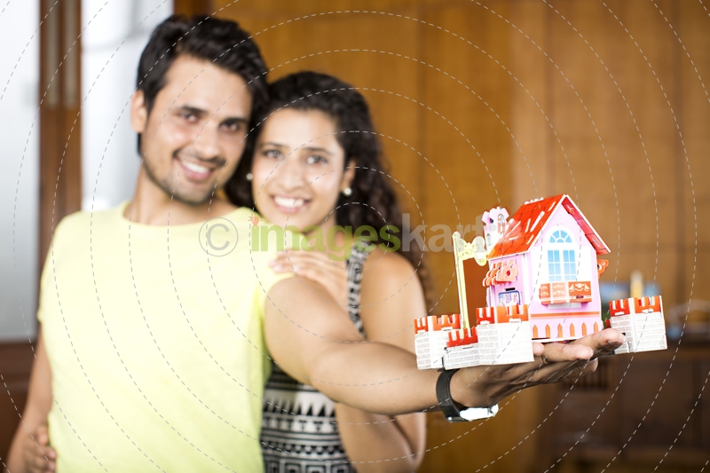 couple with home miniature