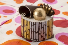 Desert with decoration