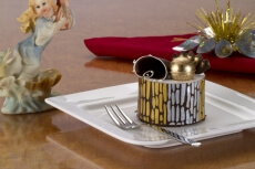 cake and show piece on a table