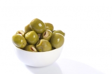 a bowl of olives