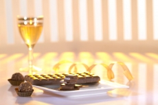 champagne and chocolates