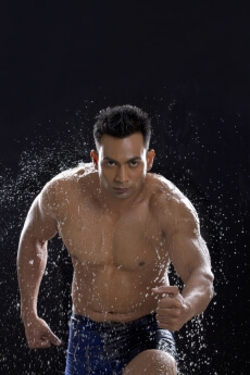 atheletic man