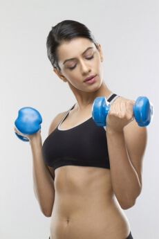 girl excercising