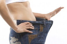 woman after weight loss