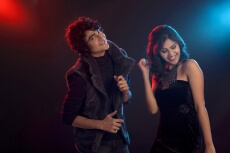 couple dancing at a party