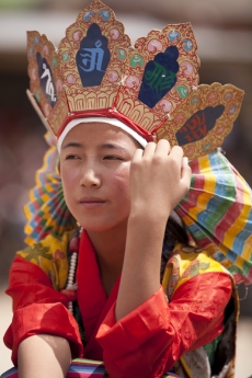 girl in cultural dress 