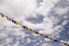Buddhist prayer flags