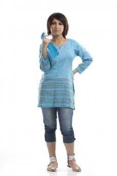 housewife posing with a spray bottle