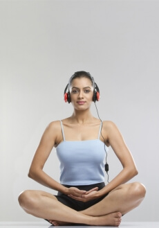 relaxed young woman