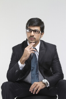 young businessman posing 