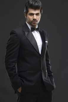 portrait of a young male in a business suit