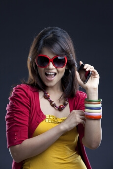 girl in trendy wear posing for the camera 