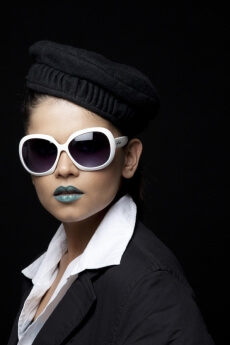 trendy fashionable girl
