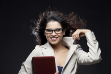 corporate stylish woman